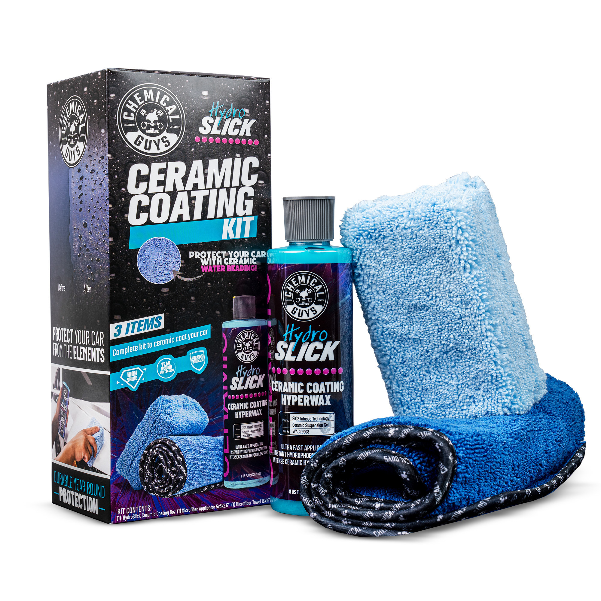 Chemical Guys Hydro Slick Ceramic Coating Kit